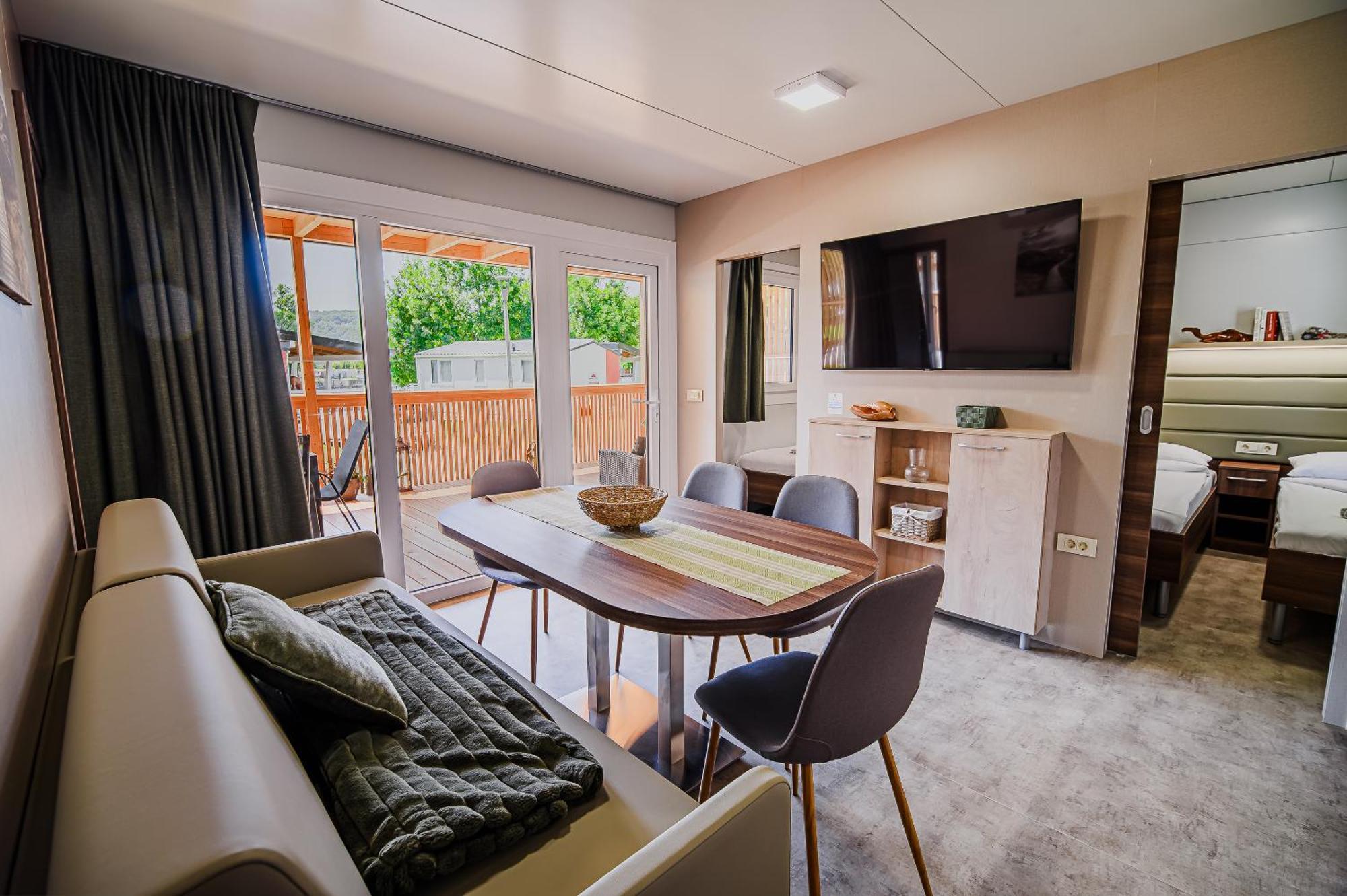 Premium Mobile Homes With Thermal Riviera Tickets Catez ob Savi Exterior foto